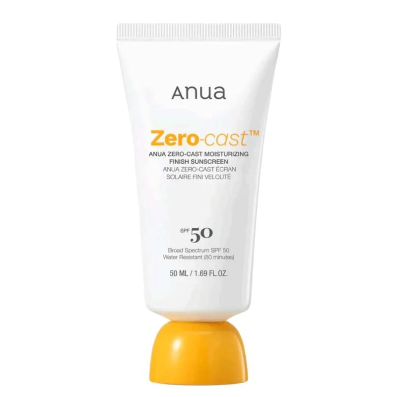 ANUA Zero-Cast Moisturizing finish sunscreen SPF 50+ PA++++ (50ml)