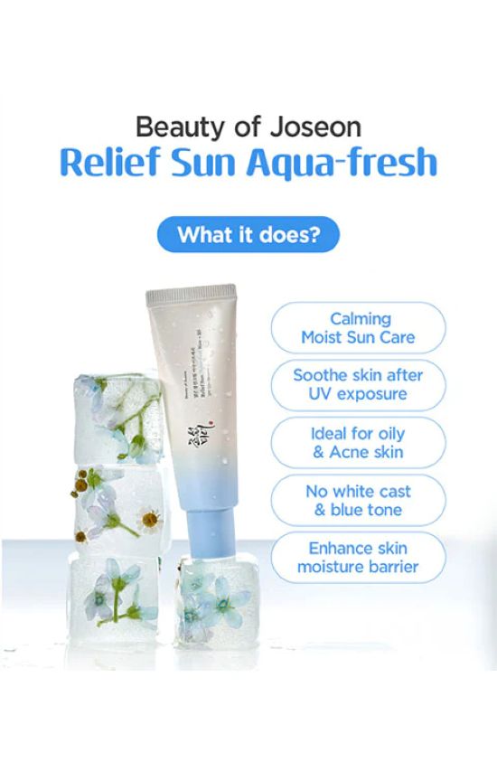 Beauty of Joseon Relief Sun AQUA Fresh Rice + B5 SPF 50+ PA++++ (50ml)