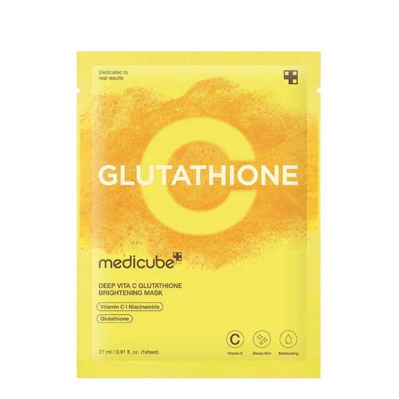 MEDICUBE Deep Vita C Glutathione Brightening Mask (27g x 1 sheet)