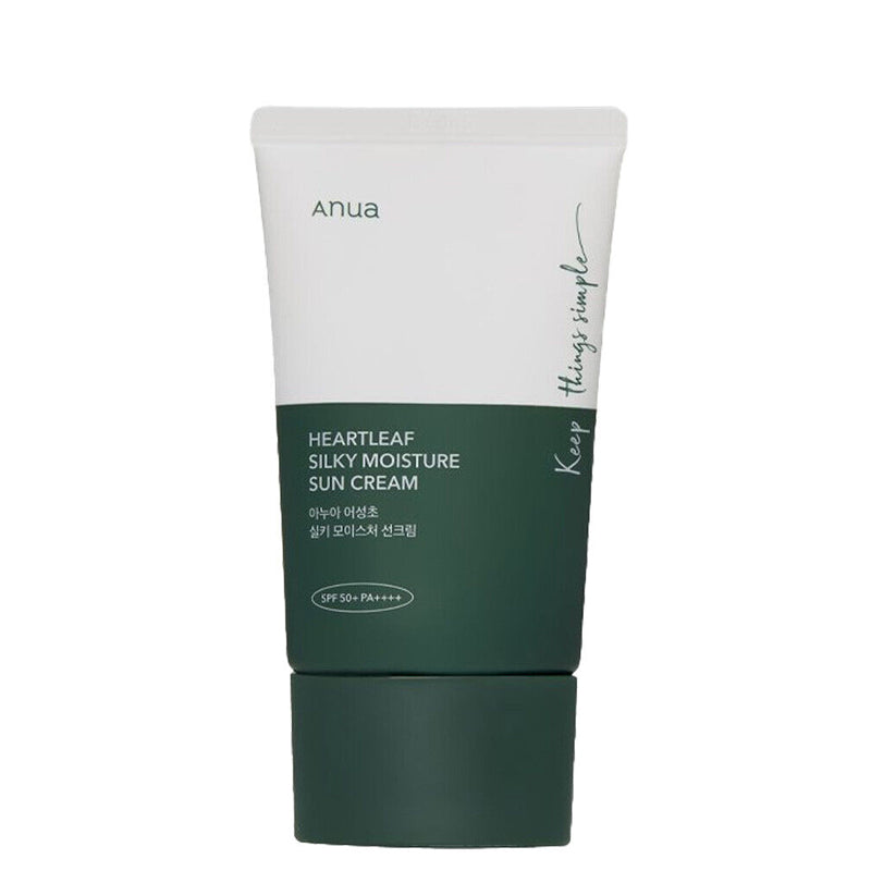 ANUA Sun Cream Heartleaf Silky Heartleaf Silky Moisture Sun Cream SPF50+ PA++++ (50ml)