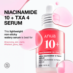 ANUA Niacinamide Correcting Serum 10% + TXA 4% Dark Spot Correcting Serum (30ml)