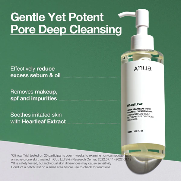 ANUA Heartleaf Pore Control Cleansing Oil (200ml)
