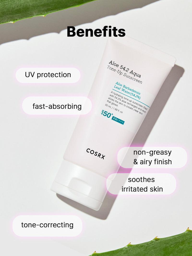 COSRX Aloe 54.2 Aqua Tone-Up Sunscreen (50ml)