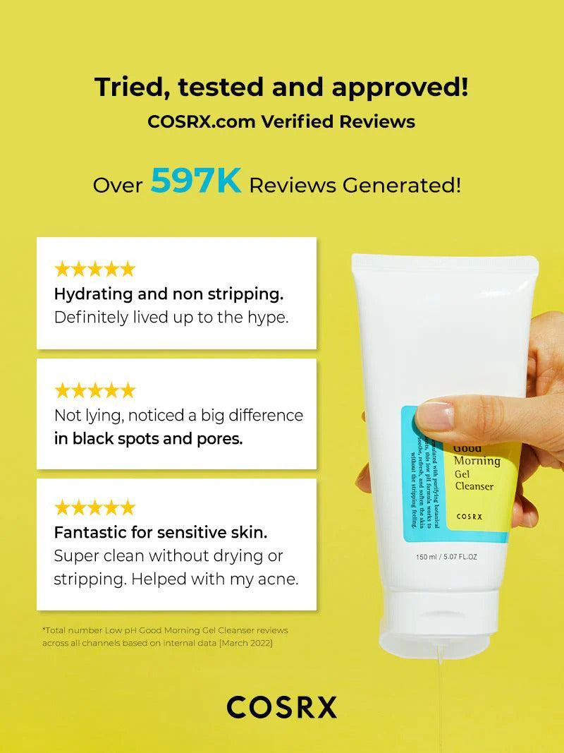 COSRX Low pH Good Morning Gel Cleanser (150ml)