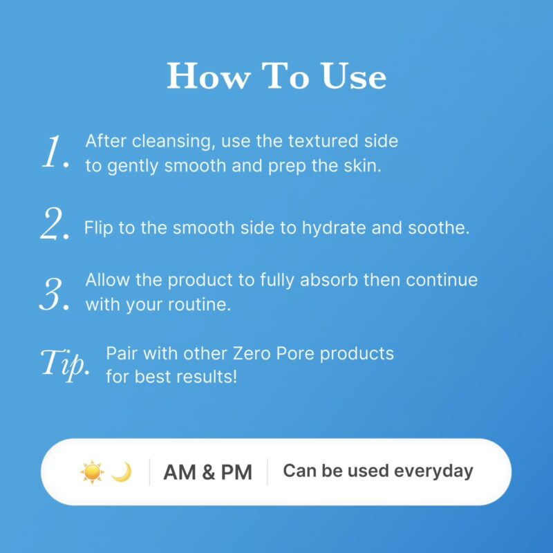 Zero Pore Pads Mild